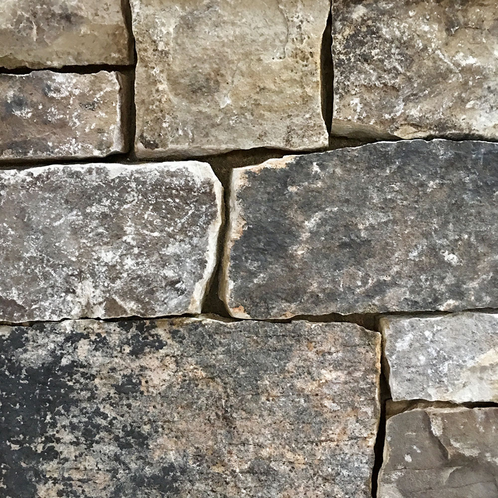 Dark Fieldstone Square & Strips